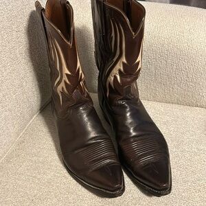 Men’s Lucchese size 10 brown over brown